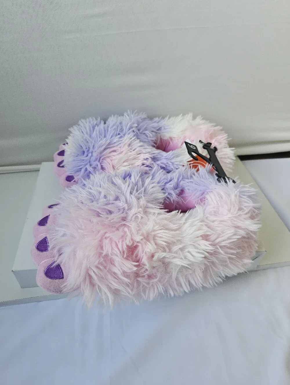 Wonder Nation Fuzzy Monster Slippers - Sizes 4/5 and 6 NEW